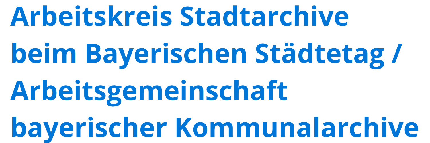 Kommunalarchive Bayern